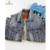 Image 3 :  O'Neill Texture Snow Jacket A Blue Denim Jacket, A Light Blue Graphic T-Shirt, And More.