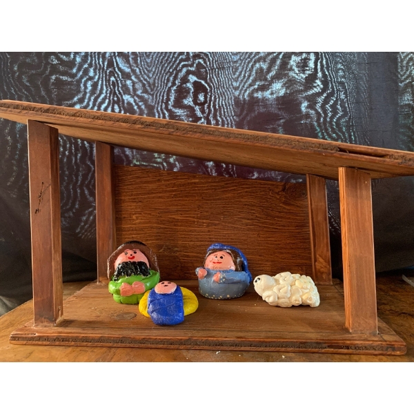 Homemade Nativity Scene -13L 
