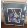 Image 1 : Numbered Print 328/1500 "Northern Light"- Artist Clay Steadman, 16 X 18 Framed Under Glass