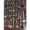 Image 2 : Silver-Plated and Non SP  Souvenir Spoons, Serving Pieces, Napkin Rings, and Flatware Lot