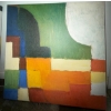 Image 2 : 3 Piece Art Canvas Depicting Works Of August Macke 