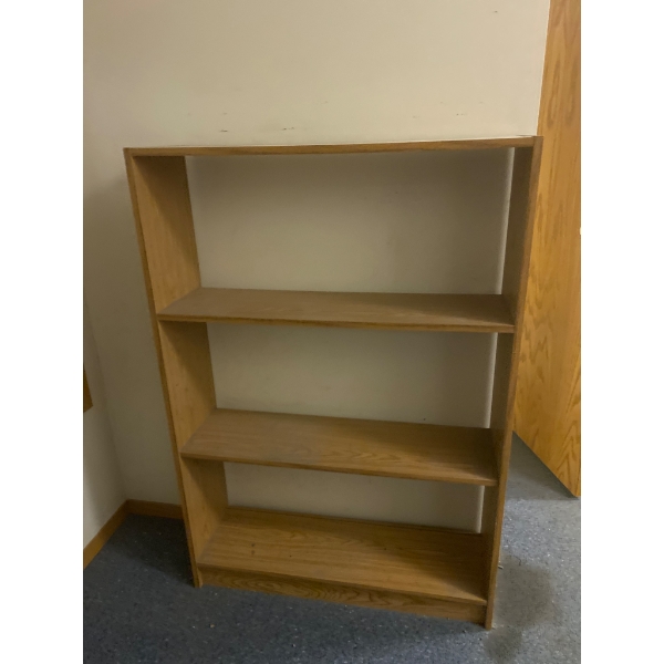 Wooden Shelf Unit with Three Shelves