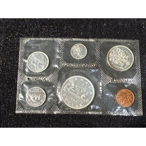 1965 Canadian Silver Uncirculated Coin Set