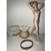 Image 1 : Wallendorf Porcelain Nude Woman Figurine 7T w/ Assorted Vintage Smalls 