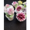 Image 1 : Porcelain Flowers Including: Small Rose Topped Box