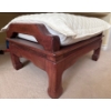 Image 2 : Asian Inspired Mahogany Foot Rest / Display Plinth 27x21x13