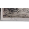 Image 8 : Framed Etchings: 'Examination Hall, TCD' and 'The Sky' by Graham Pilkington