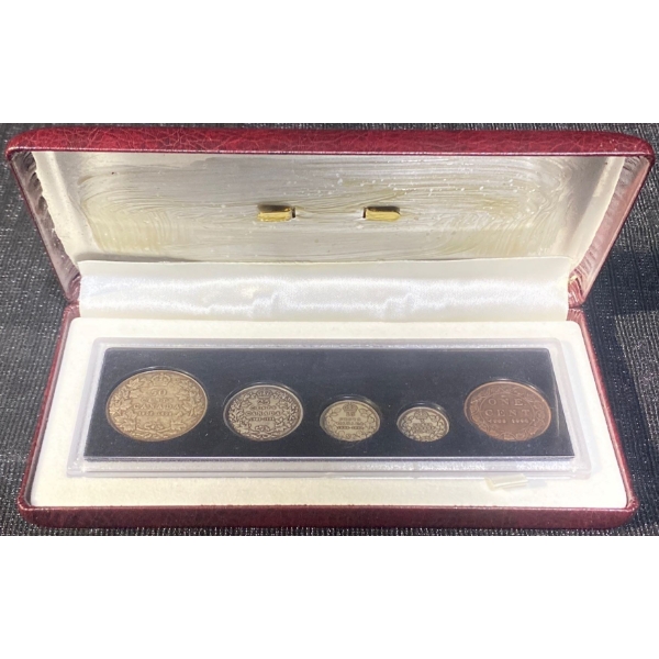 1998 Royal Canadian Mint 90th Anniversary Antique 5-Coin Set