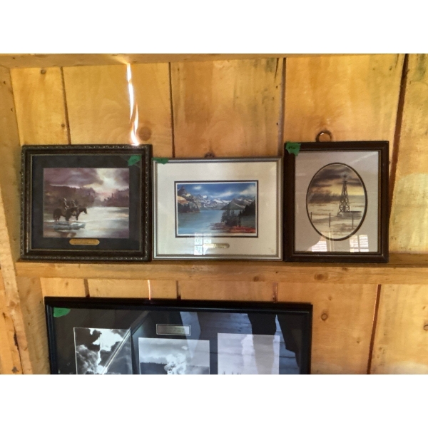 3 Small MounTain Themed Pictures L15 H 12