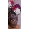 Image 4 : Decorative Vase, Basket, Mirror, Bowl with Grapes, and Candleholder Ensemble
