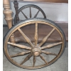 Image 2 : Wooden Bar Cart w/ Shelf and Drawer 27 W, 17 D, 28 T (Closed Flaps) 