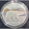 Image 2 : 2004 Proud Polar Bear $2 Sterling Silver Coin & Stamp Set. 