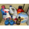 Image 2 : Laundry Supplies & Shelf w/ Laundry Basket Full Of Everyday Essentials
