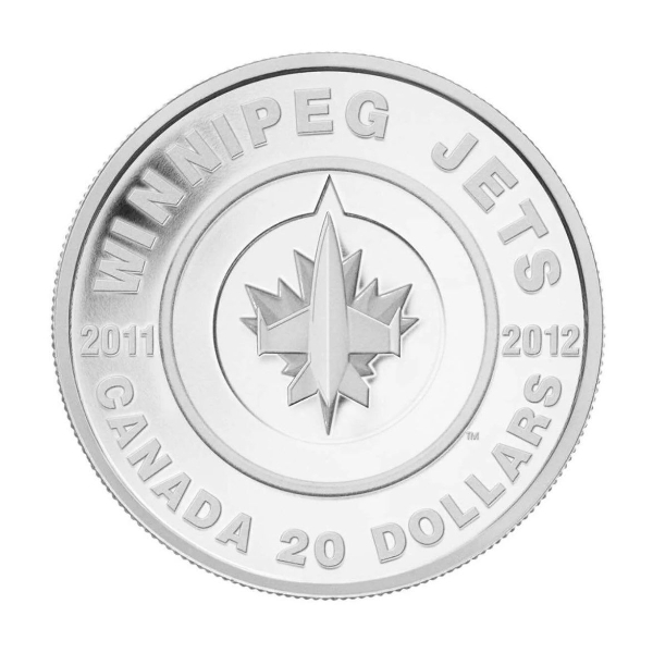 2011 $20 Winnipeg Jets - Pure Silver Coin
SKU: 117570
