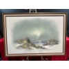Image 1 : Signed Original Acrylic Seaside 36Wx24H
