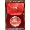 Image 1 : 1986 Trans Canada Railroad Proof Dollar 50% Silver 23.33 Grams