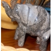 Image 3 : Creative Carved Wood Concepts 9T w/ Pottery Collection Stone Elephant & Boat In A Bottle