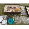 Image 5 : Costume Jewelry Collection #3 - Genuine Bullhorn,  Necklaces, Silver Colored Bracelets, Earrings