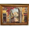 Image 1 : Artist: Grau (Signed, lower right) Title: Archway to Borgunto Medium: Oil on Canvas