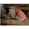 Image 1 : Mystery Lot of Aged Wood and Insulation. Buyer Responsible for removing and loading