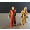 Image 2 : Vintage 1977 Kenner Star Wars - Obi-Wan Kenobi and a Tusken Raider Figures with Original Vinyl Capes