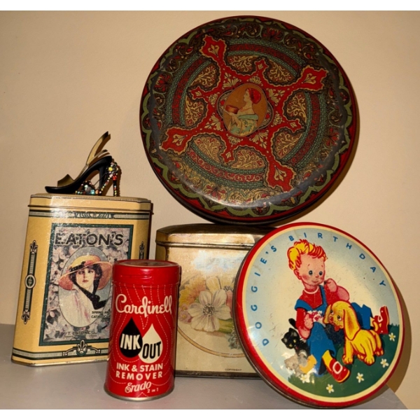 Vintage-Style Brand Name Collectible Tin's -Eaton's & More