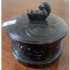 Image 3 : West Coast Salish Argillite Black Raven Bowl 3D