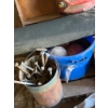 Image 3 : Wooden Shelving Unit with Assortment of Supplies