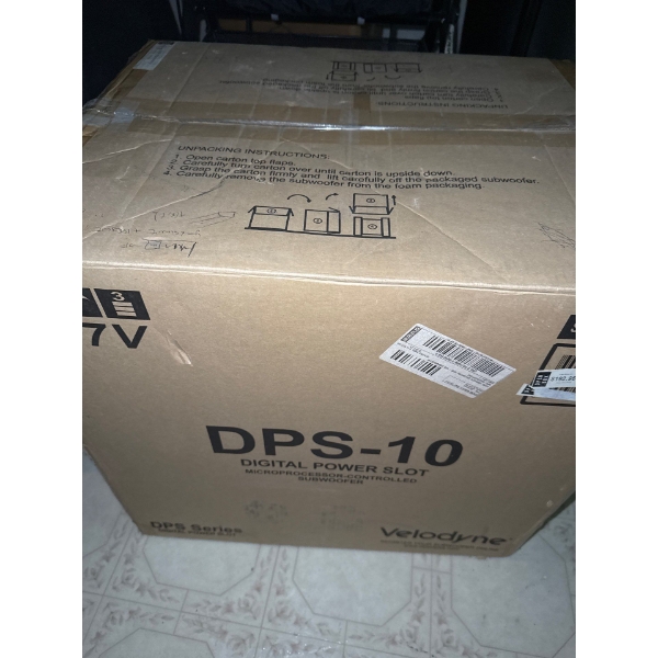 Velodyne DPS-10 Digital Power Slot Subwoofer, In Box 