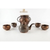 Image 2 : Persian Copper Teapot , Art Nouveau Copper Planter Pot 7''INCHES HEIGHT , Smaller Bowls 