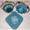 Image 3 : Multi Colored Apple Bowls w/ Decorative Blue Servingware Snow White Reganog & More
