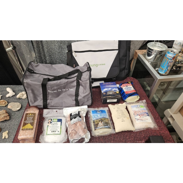 Gourmet Salts with Tote Bags (9 Items Total)