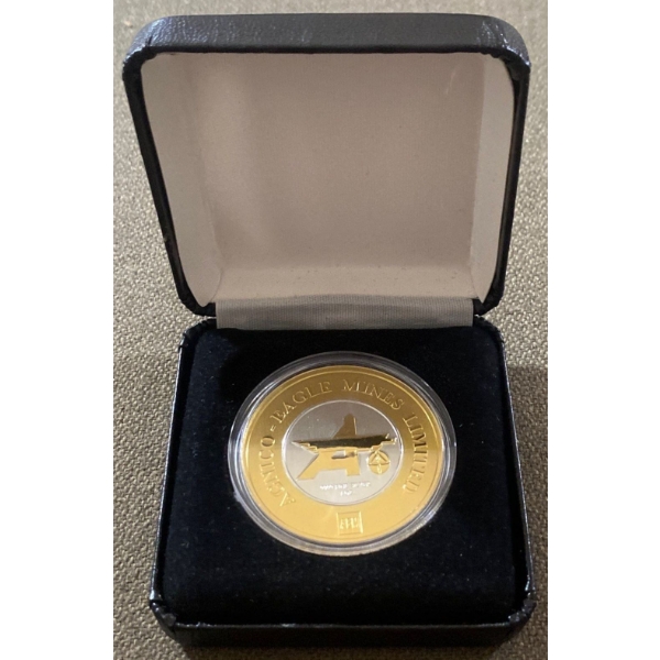 2012 Agnico Eagle Mines Troy Ounce Fine Silver Medallion