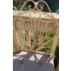 Image 4 : Metal Garden Set: Table 28" Top, 43 T, Four Chairs 19 W, 19 D, 46 T, Corner Shelf 20 W, 14 D, 55 T 