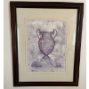 Image 1 : Rich A. Henson Print Still Art 'Decorative Urn' 29x35