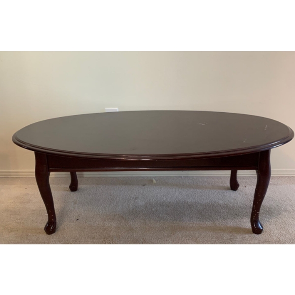 Mahogany Craw Foot Coffee Table 45x27x16