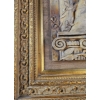 Image 4 : Frame Of Decorative Bas-Relief Sculpture Depicting Two Horses, 24''INCHES HEIGHT , 27''INCHES WIDTH