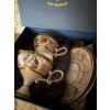 Image 2 : Adeline Fine Porcelain Tea Cups & Saucer Set in Box (4 Pcs) 