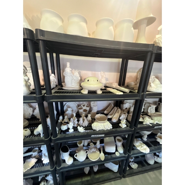 all ceramic items and rack included