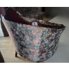 Image 5 : Floral Loveseat & Chair with Decorative Trim.  2 Seater 57 w, 38 h, 31 d.  Chair 35 w, 38 h, 31 d