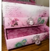 Image 5 : Desk Decor - Mirrored Tray Trinket Box China Vase & More