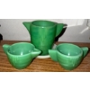 Image 2 : Antique Akro Agate Jadeite Miniature Tea Set 