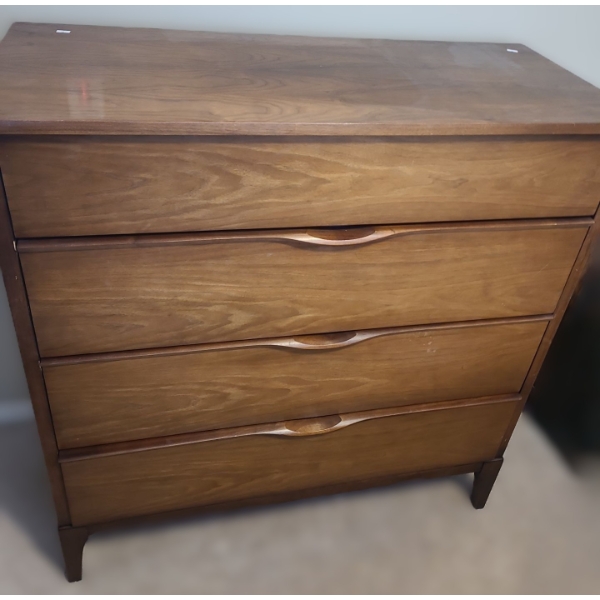 MCM Kaufman Wooden Dresser w/ 4 Drawers 40 W, 1735 D, 42 T