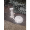 Image 3 : Decorative Outdoor Stepping Stones w/ Concrete Bird Bath & Button Mushroom Garden Charm 15T