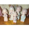 Image 4 : Precious Moments Porcelain Mini Figurines Decorative Plates 3.5T & Bunny Bride 