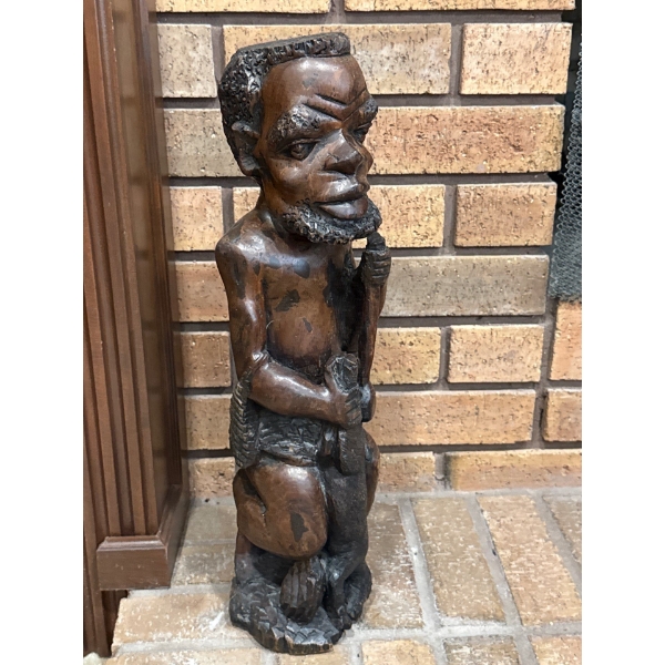 African Ironwood Statue 18T