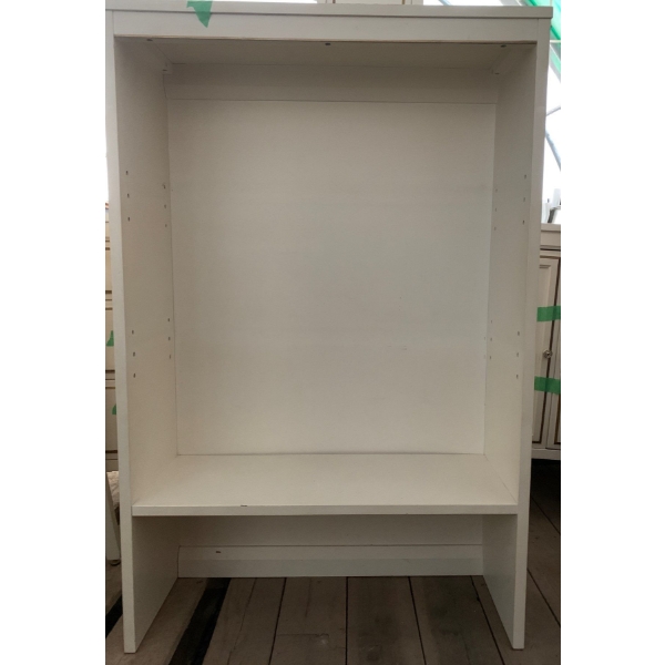White Wooden Shelf w/ Shelf Planks - 29W, 10D, 44T