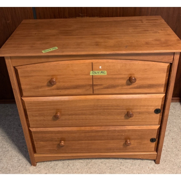 Vintage Wooden Dresser - 34W, 18d, 32T