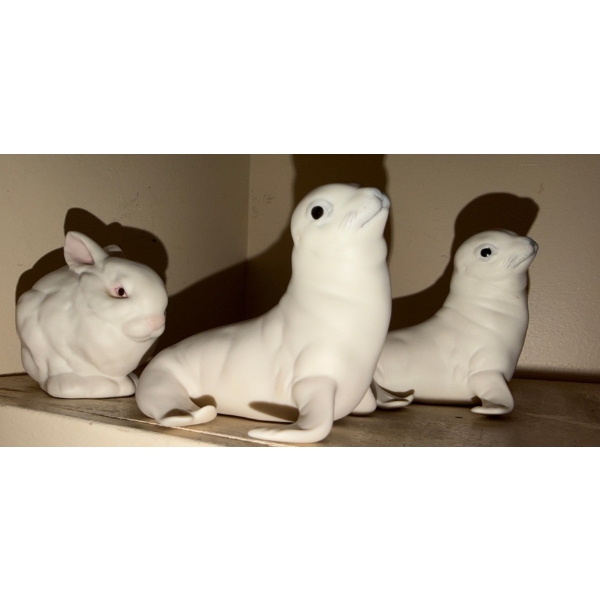 Cybis: Rabbit 3 W, 3.5 D, 3.5 T and Seals 4.5 W, 4.5 D, 4 T 