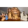 Image 1 : Handcarved Nativity Scene 11Wx8T XMas Religious